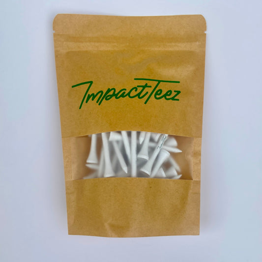 Impact Teez Golf Tees - Pack of 50 | Premium Quality, Durable & High-Performance Tees for Golfers